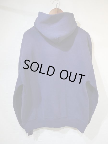 画像5: USA製 90s ビンテージ RUSSEL ATHLETIC ラッセル ネイビー 無地 プレーン スウェット パーカ スウェット フーディ トレーナー (5)