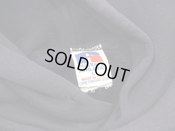 画像6: USA製 90s ビンテージ RUSSEL ATHLETIC ラッセル ネイビー 無地 プレーン スウェット パーカ スウェット フーディ トレーナー (6)