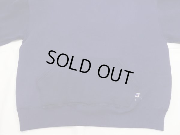 画像9: USA製 90s ビンテージ RUSSEL ATHLETIC ラッセル ネイビー 無地 プレーン スウェット パーカ スウェット フーディ トレーナー (9)