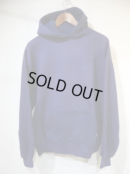 画像4: USA製 90s ビンテージ RUSSEL ATHLETIC ラッセル ネイビー 無地 プレーン スウェット パーカ スウェット フーディ トレーナー (4)