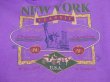 画像5: 90s NEW YORK 自由の女神 パープルカラー スウェット パーカー フ―ディー  (5)