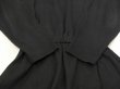 画像10: 90s FADS タートルネック ハイネック ブラック 黒 コットン ロング ワンピース ドレス (10)