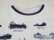画像7: USA製 90s ビンテージ ONEITA タンカー 貨物船 総柄 アート プリント スウェット トレーナー (7)