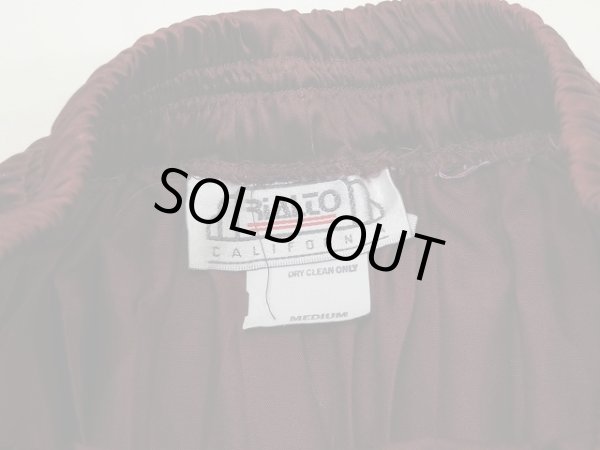 画像8: USA製 90s ビンテージ RIALTO プリーツ加工 ワインレッド ロング スカート  (8)