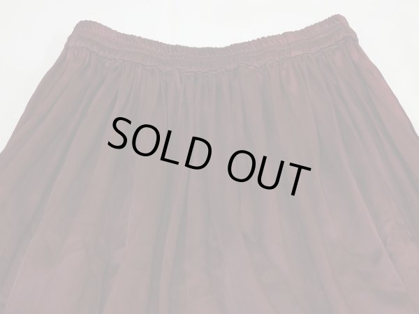 画像7: USA製 90s ビンテージ RIALTO プリーツ加工 ワインレッド ロング スカート  (7)