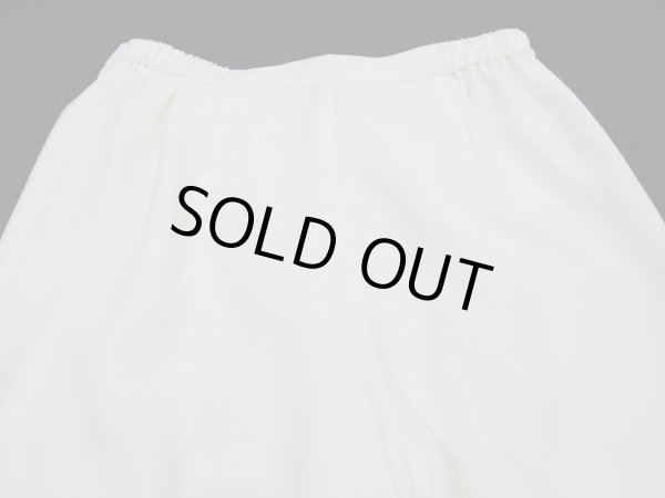 画像13: 90s Refaella ホワイト 白 タック入り テーパード イージーパンツ スラックス (13)