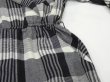 画像10: USA製 80s ビンテージ John Richard オープンカラー モノトーン チェック ワンピース ドレス  (10)
