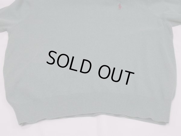 画像8: Polo Ralph Lauren ラルフローレン ポニー ワンポイント 刺繍 Vネック ピマ コットン ニット  (8)