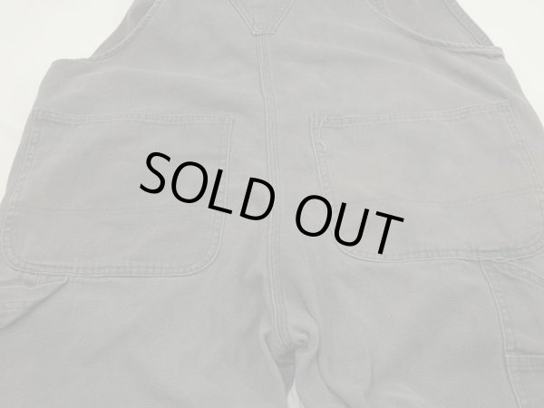 画像12: 希少カラー 90s ビンテージ LIBERTY OVERALLS グレー デニム オーバーオール ユニセックス サロペット (12)