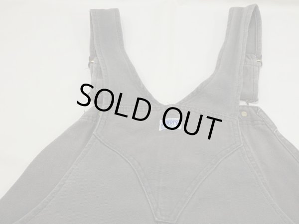 画像11: 希少カラー 90s ビンテージ LIBERTY OVERALLS グレー デニム オーバーオール ユニセックス サロペット (11)