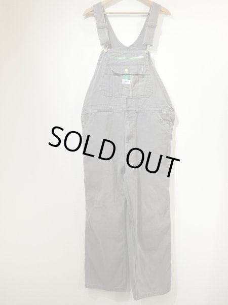 画像4: 希少カラー 90s ビンテージ LIBERTY OVERALLS グレー デニム オーバーオール ユニセックス サロペット (4)