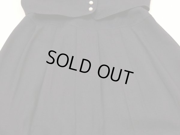 画像9: USA製 80s J.B.S セーラー カラー レイヤード デザイン ワンピース ドレス (9)