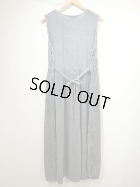 画像6: Cute Option 刺繍 エンブロイダリー 絞り染め インドレーヨン ノースリーブ ワンピース ドレス (6)