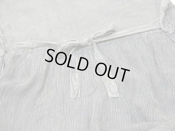 画像13: Cute Option 刺繍 エンブロイダリー 絞り染め インドレーヨン ノースリーブ ワンピース ドレス (13)