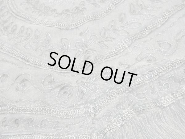 画像9: Cute Option 刺繍 エンブロイダリー 絞り染め インドレーヨン ノースリーブ ワンピース ドレス (9)