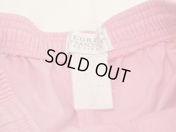 画像7: 90s KORET FRANCISCA ホット ピンク テーパード イージー パンツ   (7)