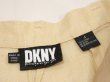 画像10: 80s ビンテージ DKNY ダナキャラン ニューヨーク イエローベージュ 2タック リネン テーパード パンツ ユニセックス スラックス  (10)