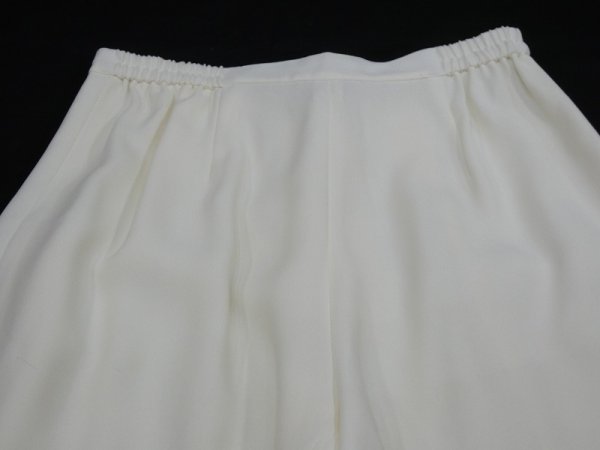 画像10: 90s Refaella ホワイト 白 タック入り テーパード スラックス イージーパンツ  (10)