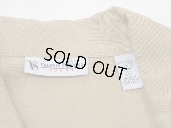 画像7: 90s 00s VALERIE STEVENS メタル ボタン ノースリーブ テーラード コットン ベスト (7)