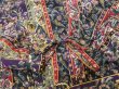 画像13: USA製 70s 80s ビンテージ Breli ORIGINALS 花柄 オリエンタル プリント プリーツ加工 ベルト付き 八分袖 ワンピース ドレス (13)