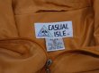 画像7: 90s CASUAL ISLE テラコッタ オレンジ カラー シルク ジャケット ブルゾン (7)
