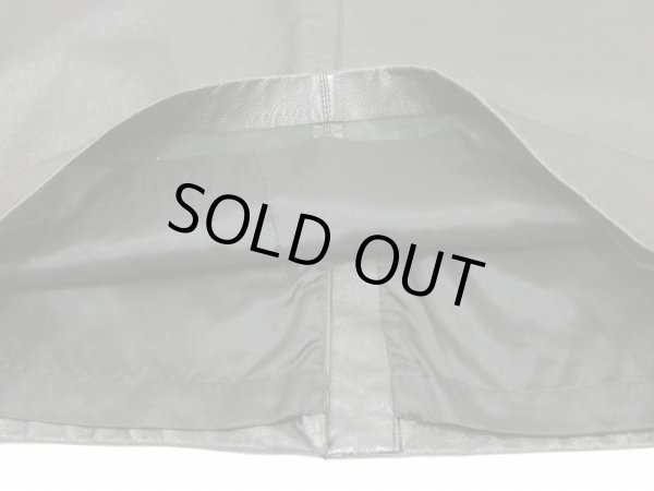 画像9: 90s COMPANY 切り替え ブラック レザーロング  タイト スカート  (9)