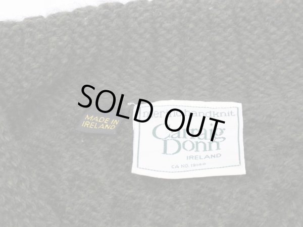 画像6: 80s 90s アイルランド製 Carraing Donn ミックスカラー アラン フィッシャーマン  ニット カーディガン セーター (6)