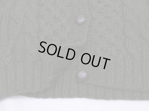 画像9: 80s 90s アイルランド製 Carraing Donn ミックスカラー アラン フィッシャーマン  ニット カーディガン セーター (9)