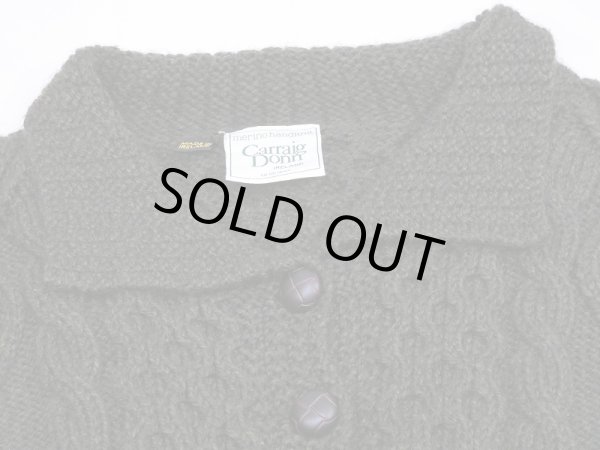 画像7: 80s 90s アイルランド製 Carraing Donn ミックスカラー アラン フィッシャーマン  ニット カーディガン セーター (7)