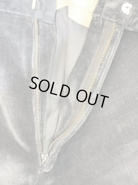 画像10: 70s ユーロ ビンテージ ベロア ワイド フレア パンツ スラックス  (10)