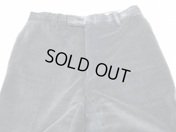 画像7: 70s ユーロ ビンテージ ベロア ワイド フレア パンツ スラックス  (7)