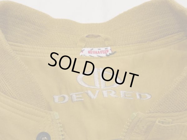 画像6: 90s ユーロ ビンテージ DEVRED フライフロント マスタードカラー ジャケット ブルゾン ジャンパー (6)