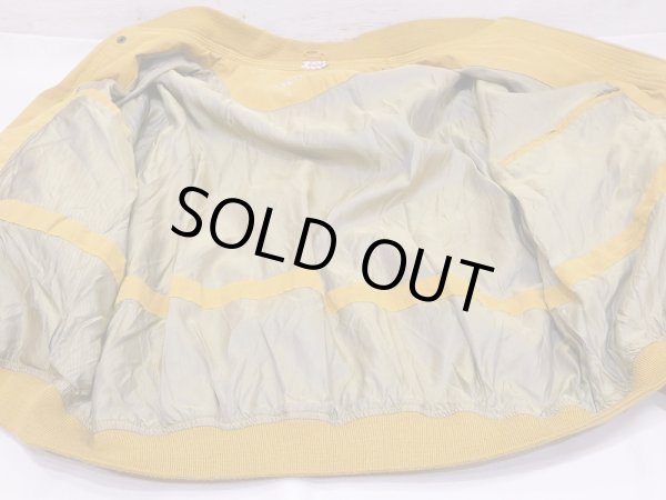 画像12: 90s ユーロ ビンテージ DEVRED フライフロント マスタードカラー ジャケット ブルゾン ジャンパー (12)