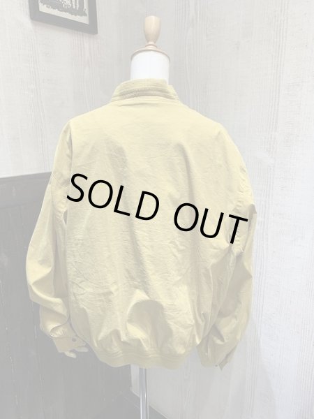 画像3: 90s ユーロ ビンテージ DEVRED フライフロント マスタードカラー ジャケット ブルゾン ジャンパー (3)