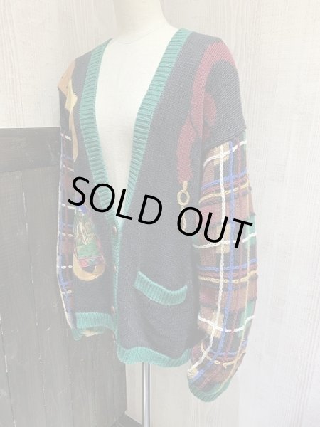 素敵なデザイン❗️】90's WORKSHOP 変形デザイン カーディガン