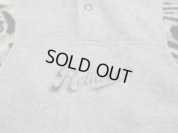 画像10: 90s Reliance 幾何学模様 象形文字 プルオーバー フリース ジャケット ブルゾン (10)