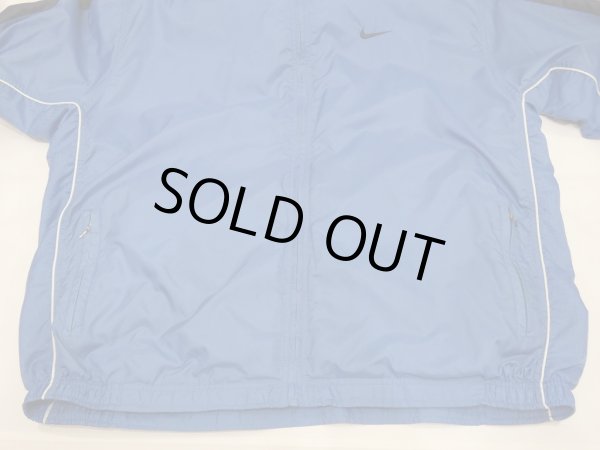 画像9: ビックシルエット 90s ビンテージ NIKE バイカラー ナイロン ジャケット ウインドブレーカー ブルゾン (9)