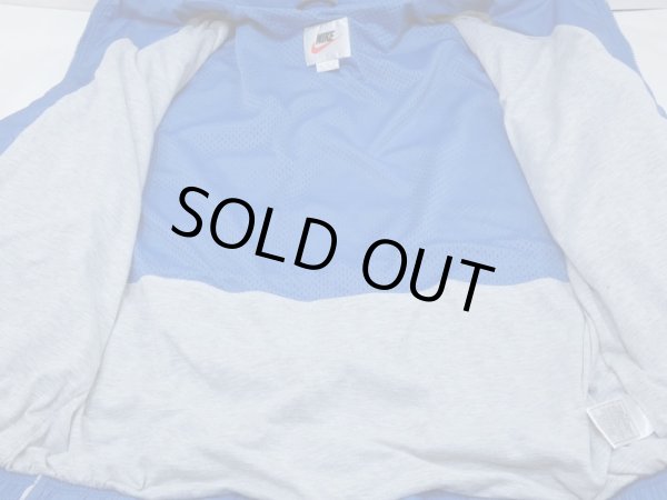 画像14: ビックシルエット 90s ビンテージ NIKE バイカラー ナイロン ジャケット ウインドブレーカー ブルゾン (14)