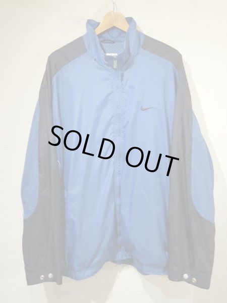画像4: ビックシルエット 90s ビンテージ NIKE バイカラー ナイロン ジャケット ウインドブレーカー ブルゾン (4)