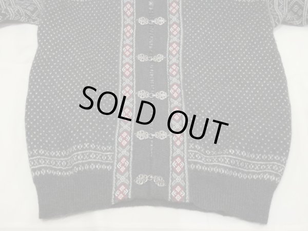 画像8: 90s ビンテージ NORWEGIAN チロリアン ノルディック セーター チロリアン チロル ニット カーディガン (8)
