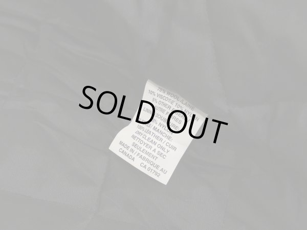 画像12: DEAD STOCK 90s Rain Forest Cafe スーベニア レザー  ウール バイカラー ジャケット スタジアム ジャンパー スタジャン (12)