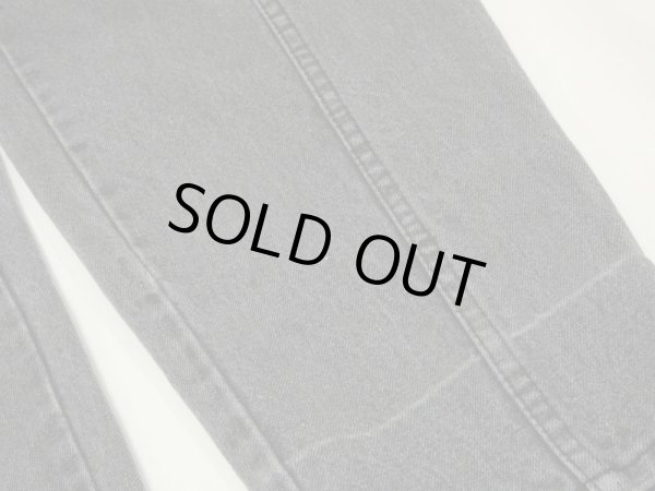 画像14: 80s 90s ビンテージ GUESS ツータック テーパード ブラック デニム オーバーオール サロペット (14)