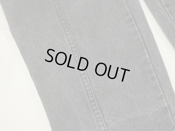 画像13: 80s 90s ビンテージ GUESS ツータック テーパード ブラック デニム オーバーオール サロペット (13)