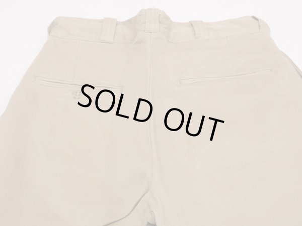 画像13: 60s 70s ビンテージ US ARMY COTTON KHAKI ミリタリー チノ トラウザーズ パンツ チノパン W29 (13)