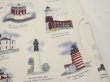 画像10: USA製 90s ARTUNLIMITED SPORTSWEAR  灯台 アート プリント スウェット カーディガン ガウン ジャケット (10)