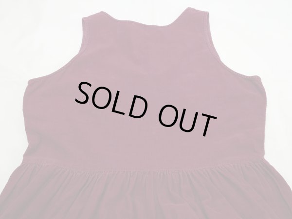 画像11: 90s Eddie Bauer 前開き コーデュロイ サロペット ワンピース ドレス ジャンパースカート (11)