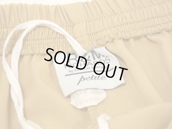 画像8: USA製 90s R&M RICHARDS マスタードイエロー イージー パンツ リラックスパンツ スラックス (8)