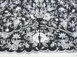 画像9: 70s ビンテージ エンブロイダリー 刺繍 オリエンタル ボタニカル バンドカラー ブラウス チュニック  (9)