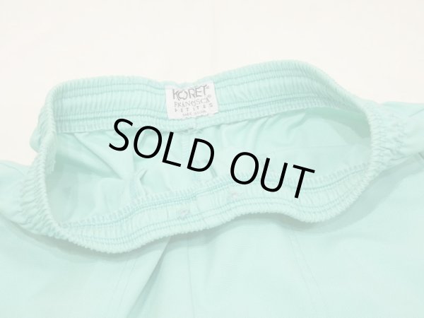 画像8: USA製 90s ビンテージ KORET  エメラルドグリーン イージー パンツ カラー リラックス パンツ (8)