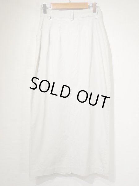 画像5: 90s ビンテージ BANANA REPUBLIC バナリパ 前開き ライトイオンス チノ タイト ロング スカート (5)